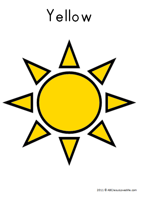 Yellow Sun Worksheet